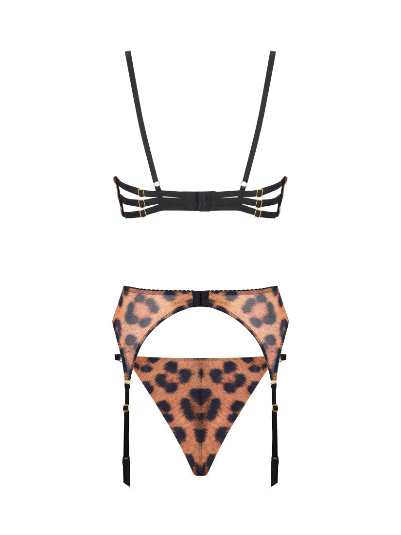 SET LEOPARD WITH BELT