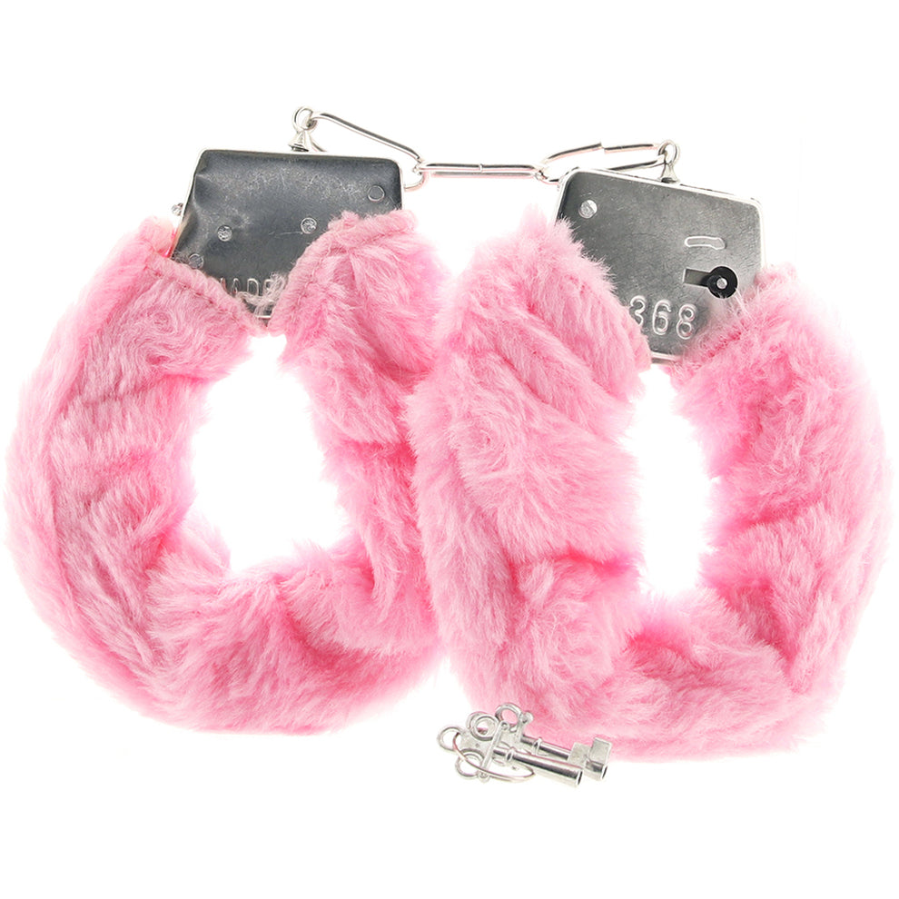 FURRY CUFFS IN PINK