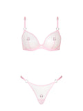 ROSÈ SILVER PIERCING SET