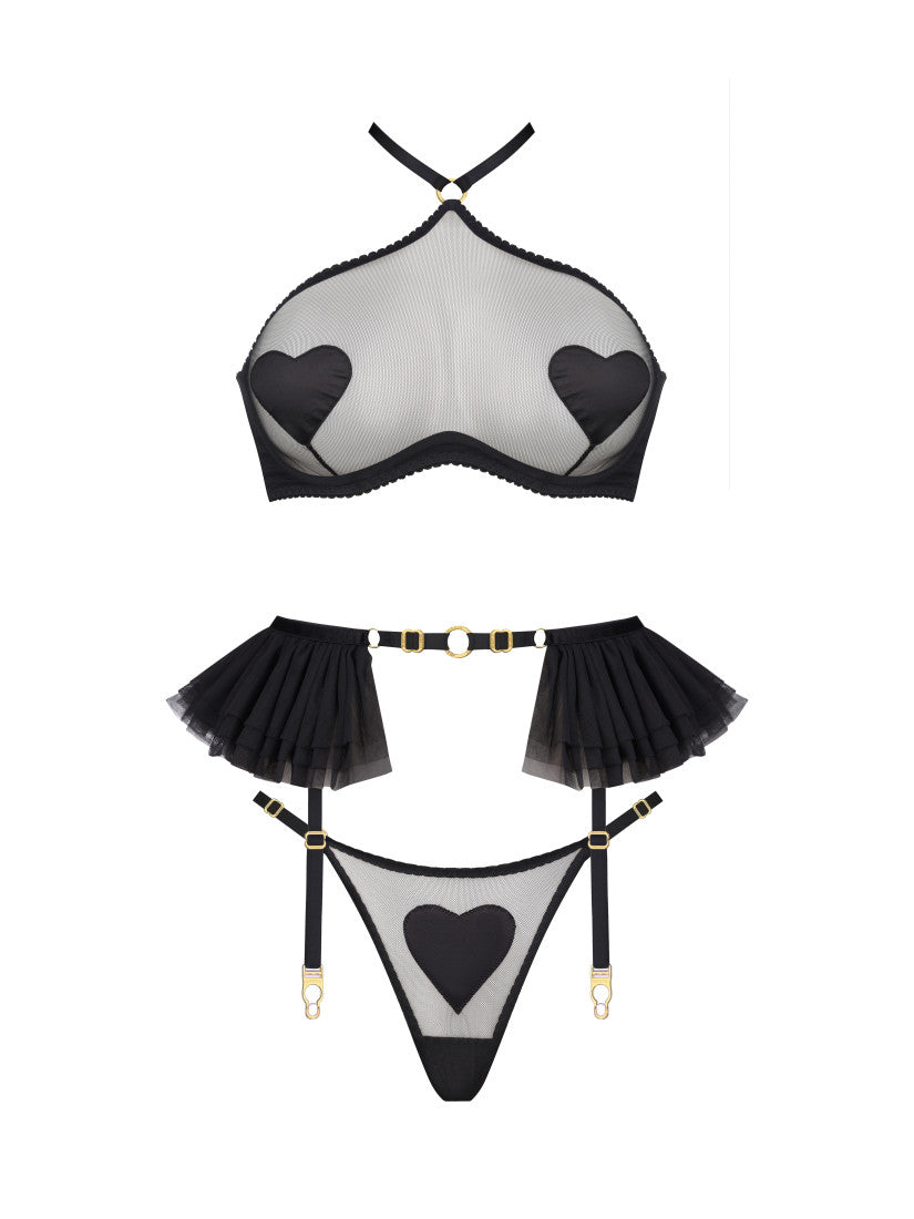 SET PIONER LOVE WITH BELT