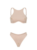PIERCING NUDE HALTER SET