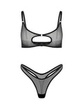 AVELINE NOIR MESH SET