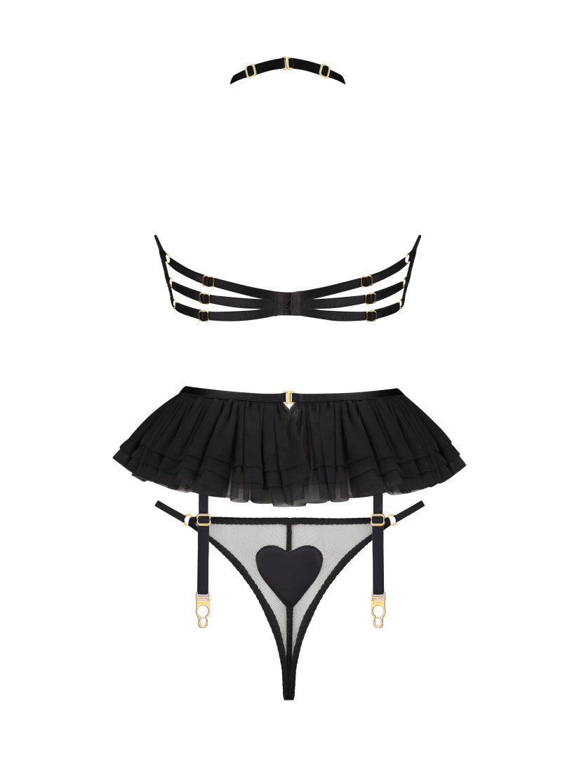 SET PIONER LOVE WITH BELT