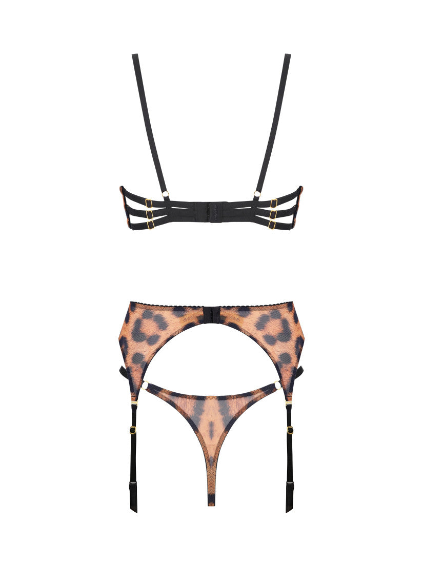 SET LEOPARD WITH BELT