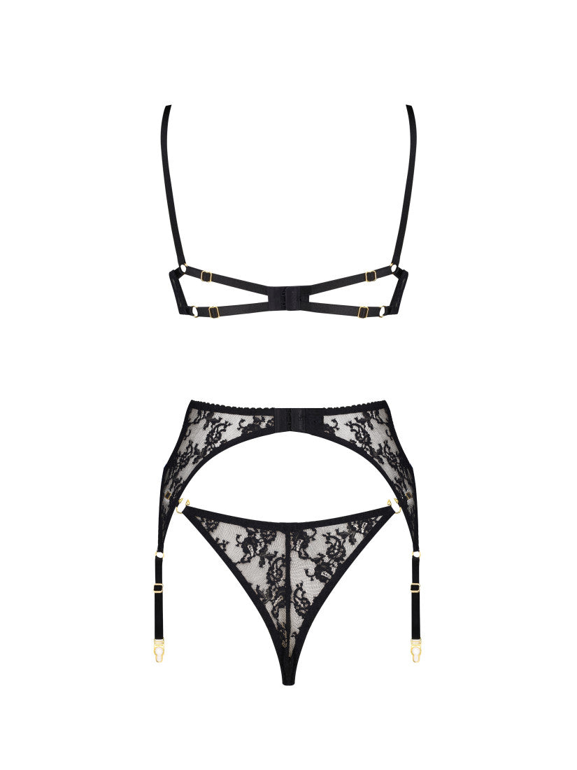 SET LACE PIERCING GOLD WITH BELL