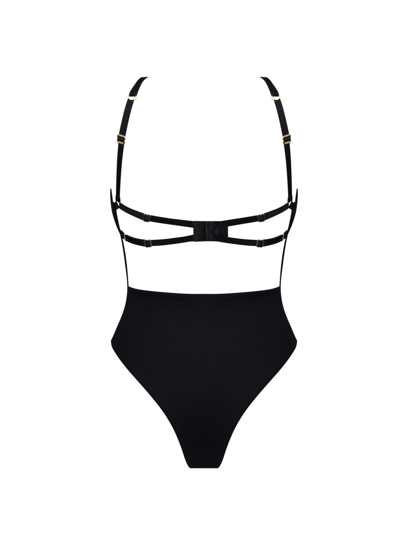 PIERCING BLACK BODYSUIT