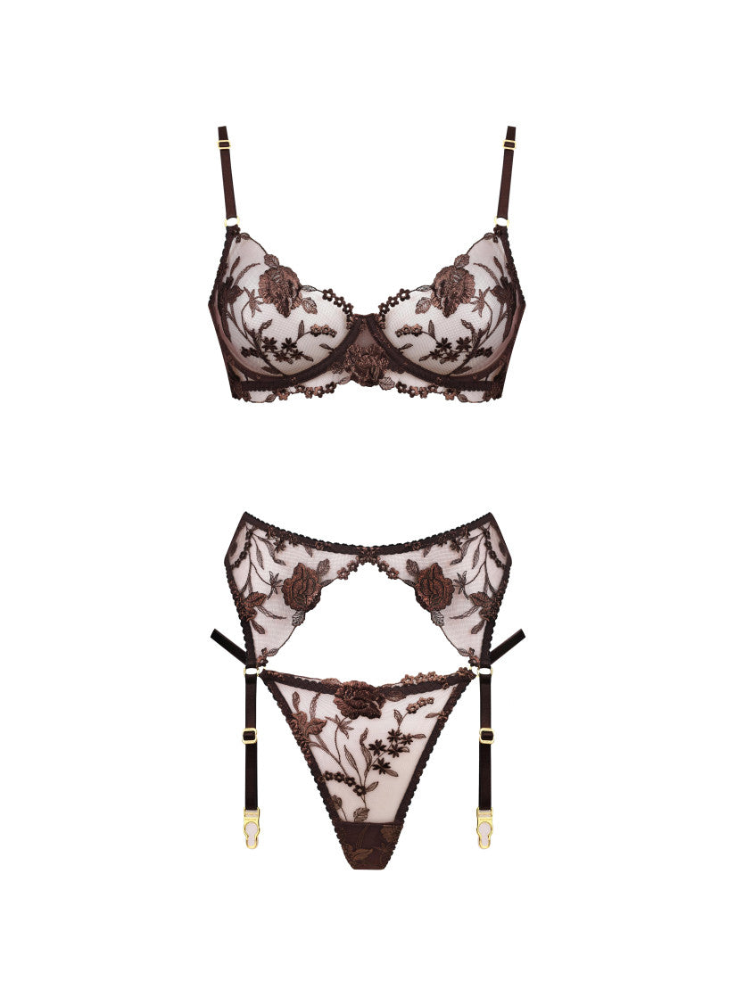 SIENNA TRUFFLE BELTED SET