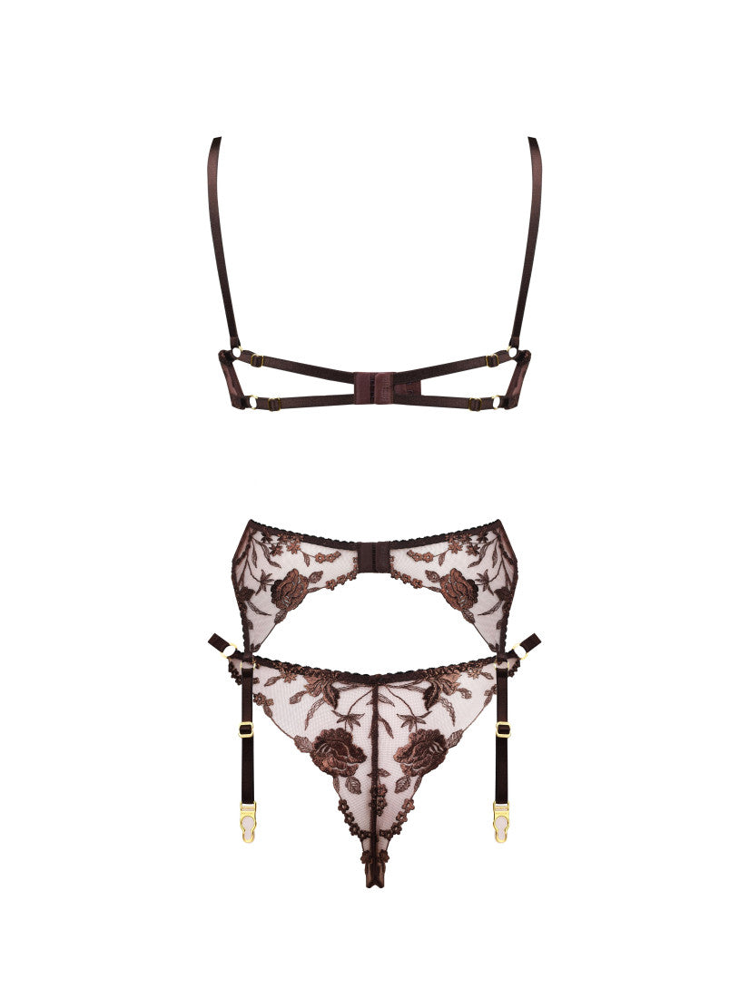 SIENNA TRUFFLE BELTED SET