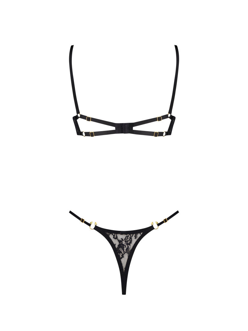 GILDED PIERCING LACE SET