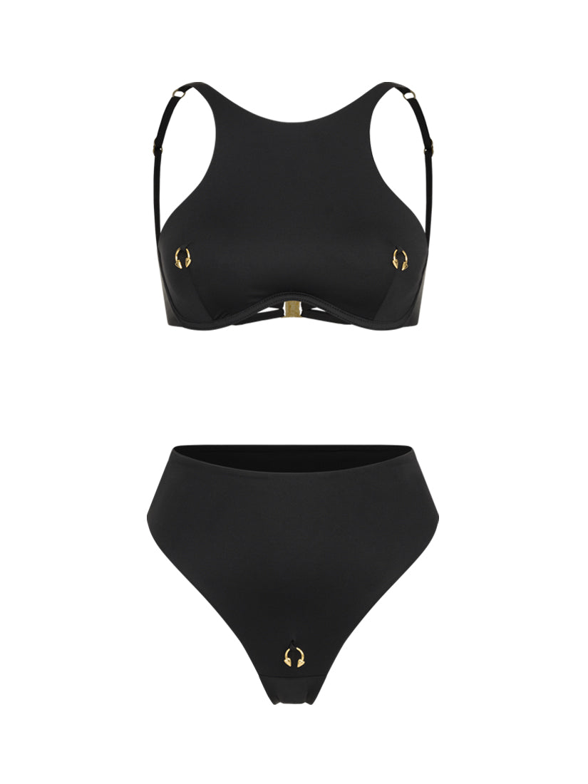 SET HALTER PIERCING GOLD