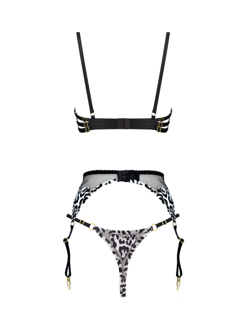 SET LOVE LEOPARD WITH BELT