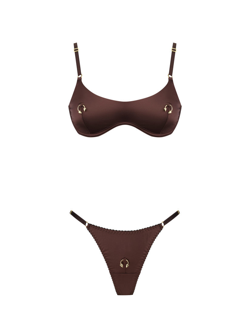 SET TOP PIERCING CHOCO