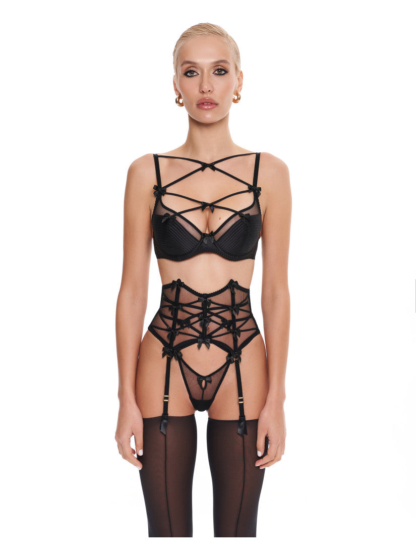 KIKI NOIR BELTED SET
