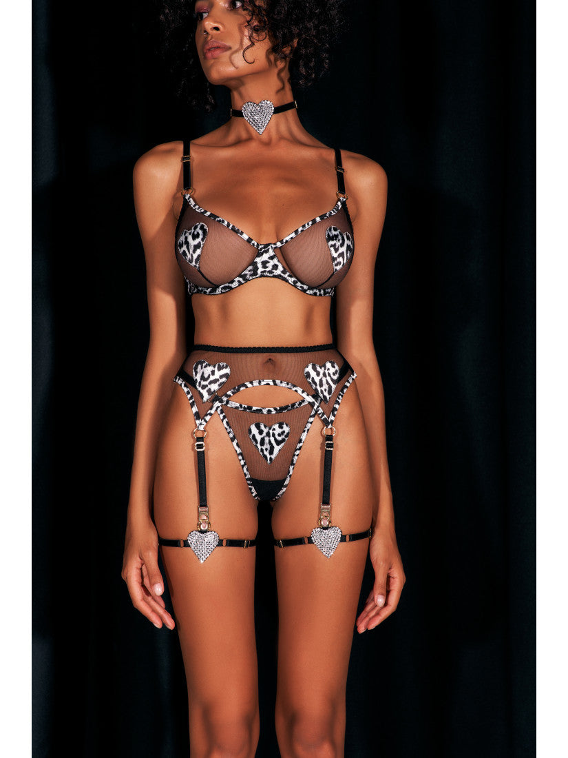SET LOVE LEOPARD WITH BELT